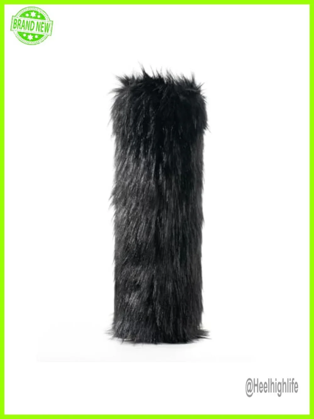 Women's Faux Fur Boots - Knee-High - Insulated - Slip Resistant - Size 11